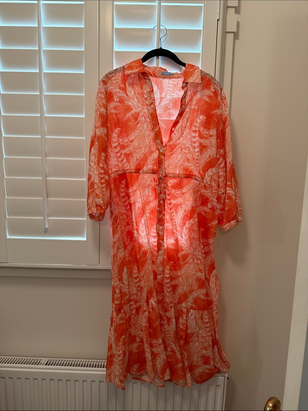 J. McLaughlin  Printed Button-Front Women’s Shirt Dress